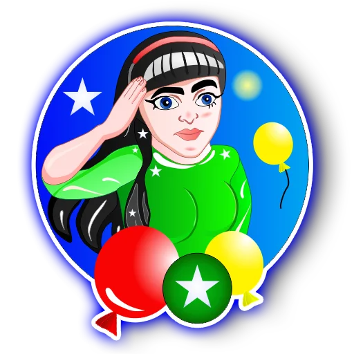 🎉 Стикер «Bryunki» для Telegram