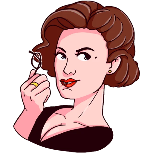 🪢 Стикер «Твин Пикс» для Telegram