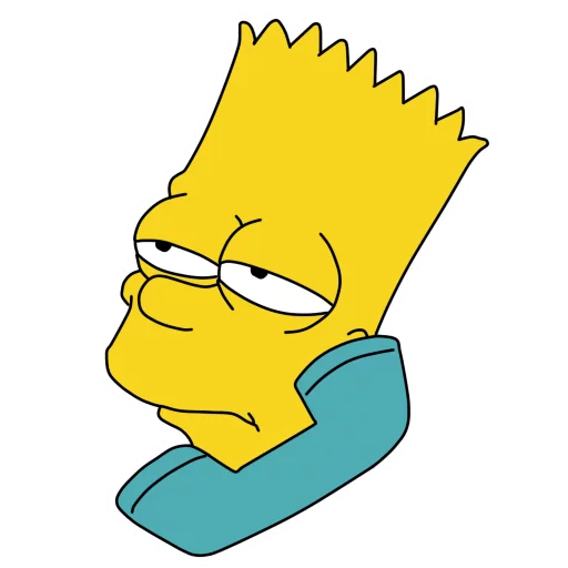 ☎ Стикер «Bart» для Telegram