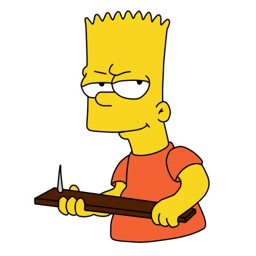 🔪 Стикер «Bart» для Telegram