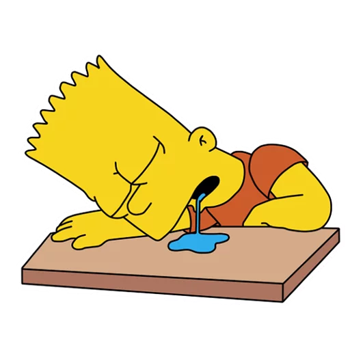 😴 Стикер «Bart» для Telegram
