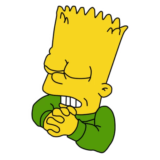 🙏 Стикер «Bart» для Telegram