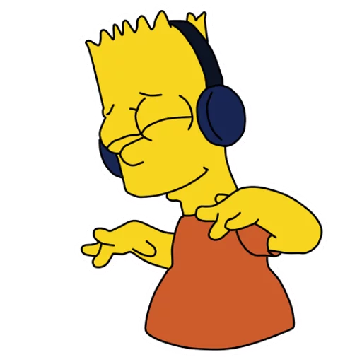 🎧 Стикер «Bart» для Telegram
