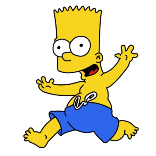 🏃 Стикер «Bart» для Telegram
