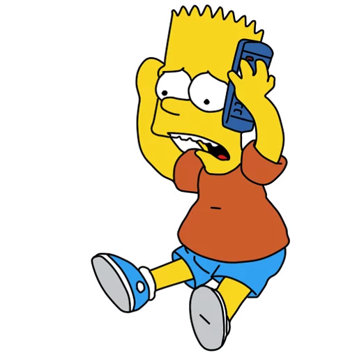 😧 Стикер «Bart» для Telegram