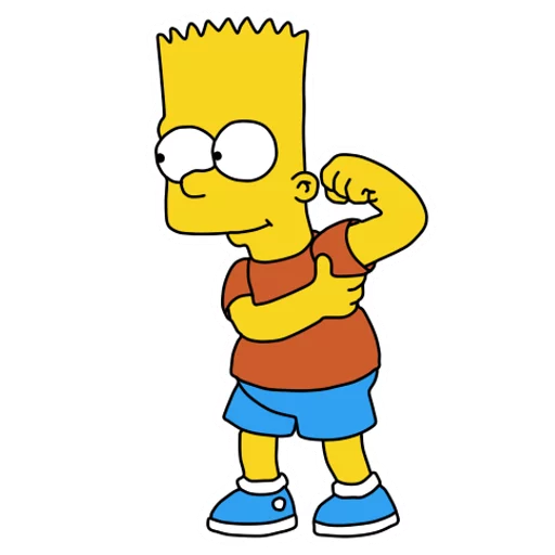 💪 Стикер «Bart» для Telegram