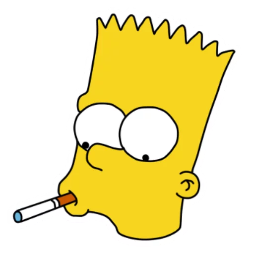 🚬 Стикер «Bart» для Telegram