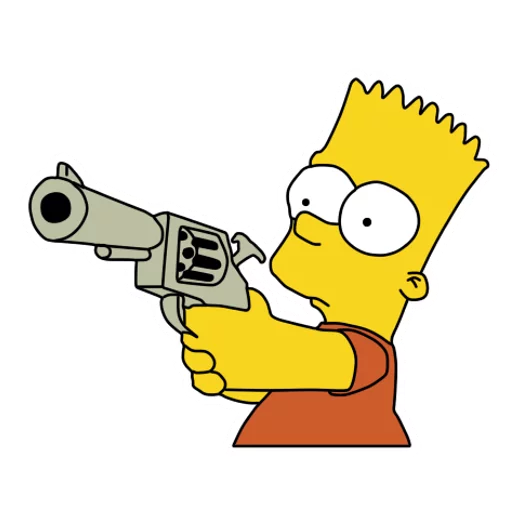 🔫 Стикер «Bart» для Telegram