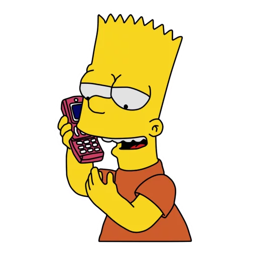 📱 Стикер «Bart» для Telegram