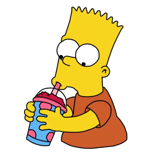 🍧 Стикер «Bart» для Telegram