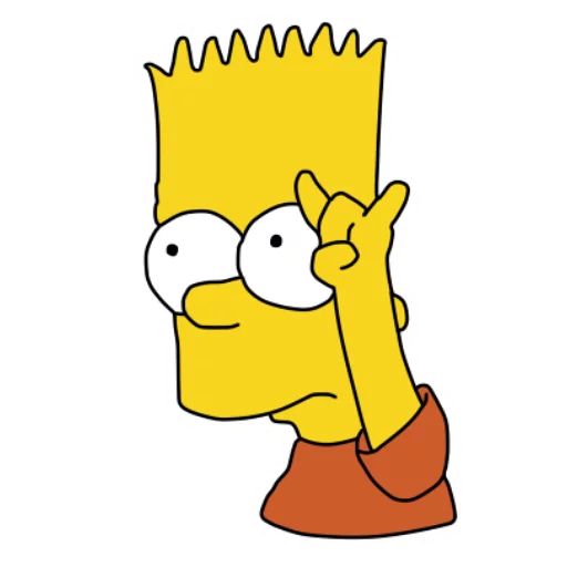 🤘 Стикер «Bart» для Telegram