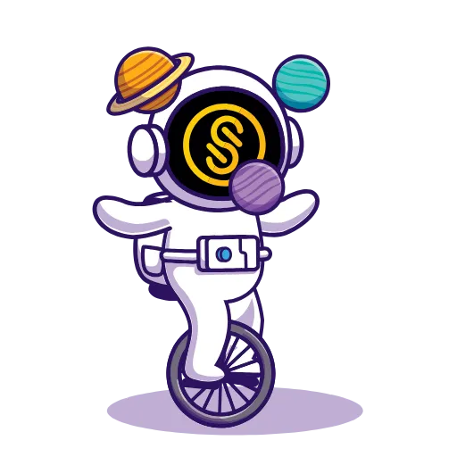 👀 Стикер «BSCstarter» для Telegram