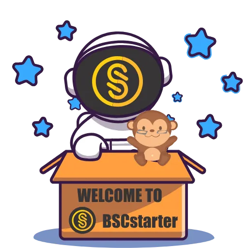 👋 Стикер «BSCstarter» для Telegram