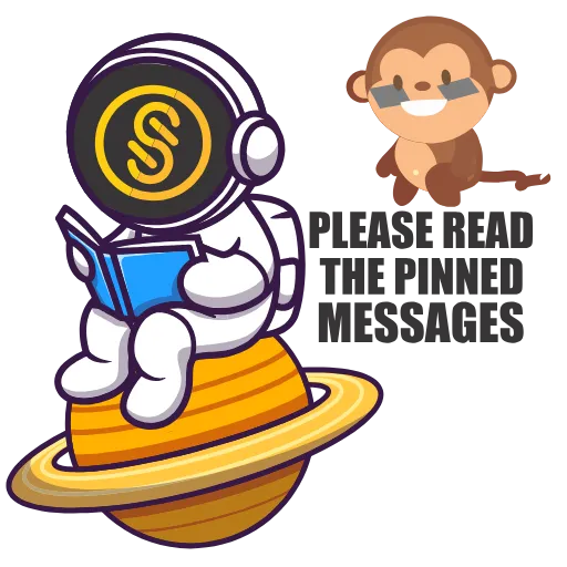 📍 Стикер «BSCstarter» для Telegram