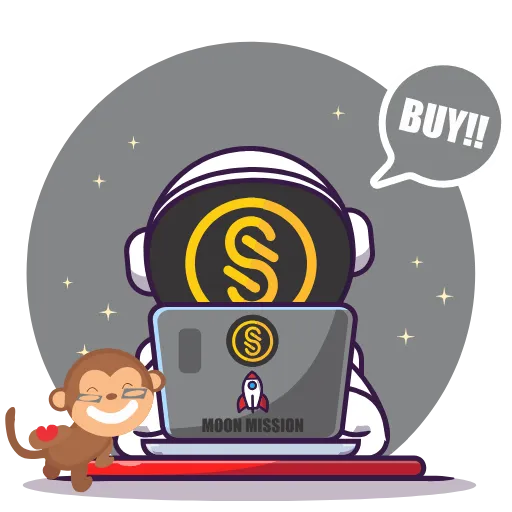 😍 Стикер «BSCstarter» для Telegram