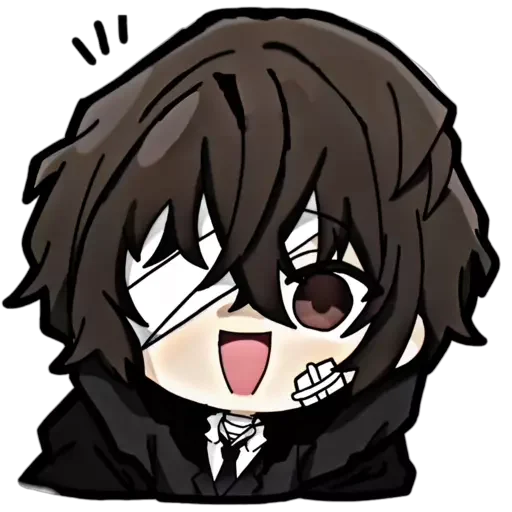 😅 Стикер «bsd x genshin» для Telegram