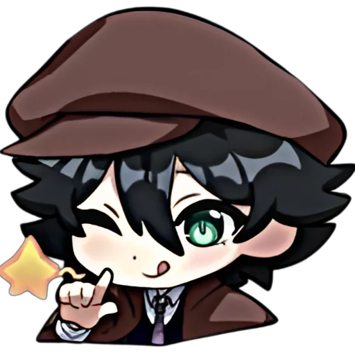 😉 Стикер «bsd x genshin» для Telegram