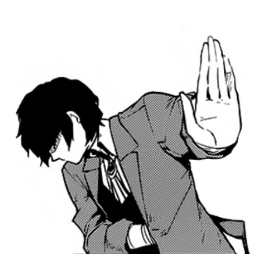 🤚 Стикер «bsdmanga» для Telegram
