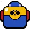 Стикер 44 ♟ Brawl Stars Emojis - значки из бравла.