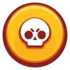 Стикер 13 ♟ Brawl Stars Emojis - значки из бравла.