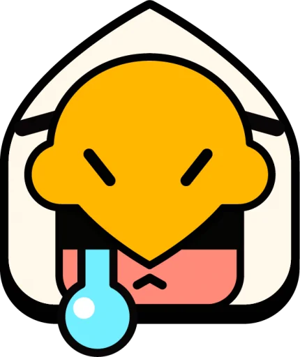 😔 Стикер «ЗНАЧКИ БРАВЛ СТАРС 4» для Telegram