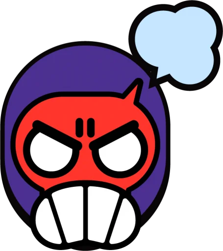 😡 Стикер «ЗНАЧКИ БРАВЛ СТАРС 4» для Telegram