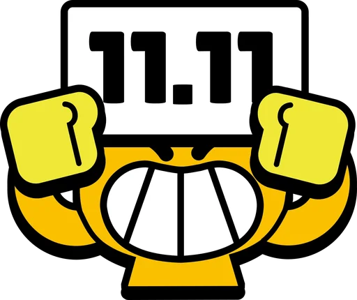 🗓 Стикер «Brawl Stars Pins (Exclusive)» для Telegram