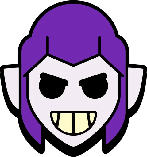 🧛‍♂ Стикер «Brawl Stars Pins (General)» для Telegram