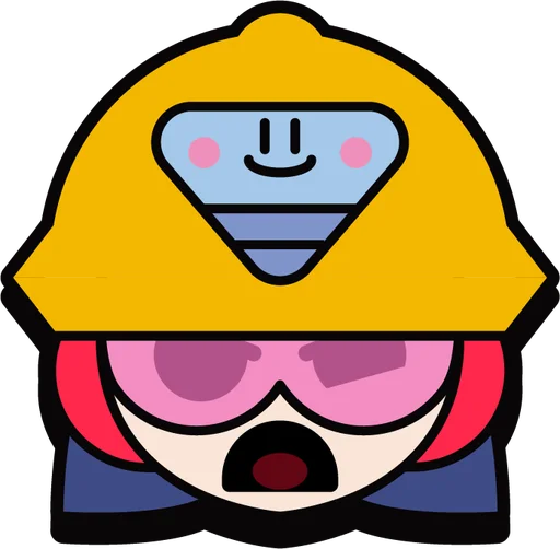 👷‍♀ Стикер «Brawl Stars Pins (General)» для Telegram