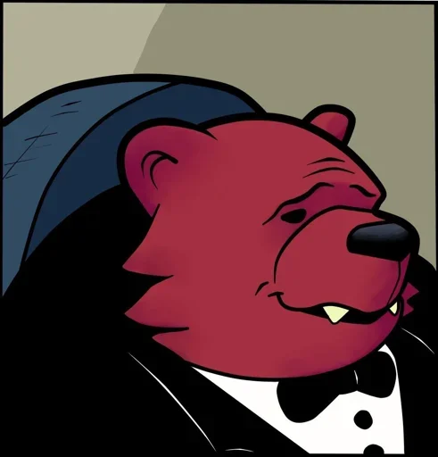 🐻 Стикер «бсс чят» для Telegram