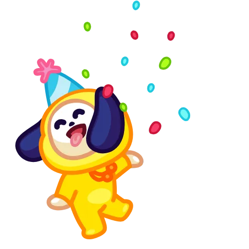 🥳 Стикер «BT21» для Telegram