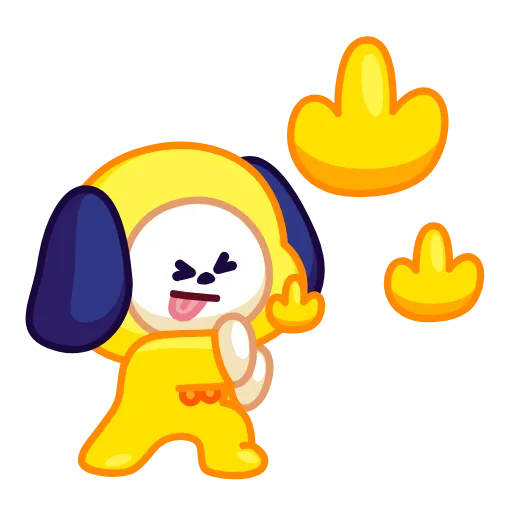 🖕 Стикер «BT21» для Telegram