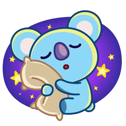 😴 Стикер «BT21» для Telegram