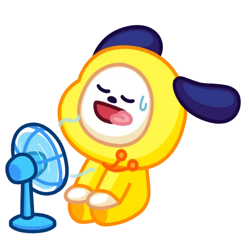 🥵 Стикер «BT21» для Telegram