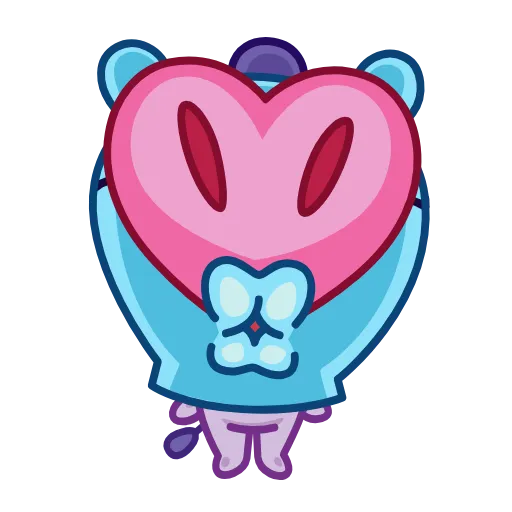Обложка набора BT21 - анимированные