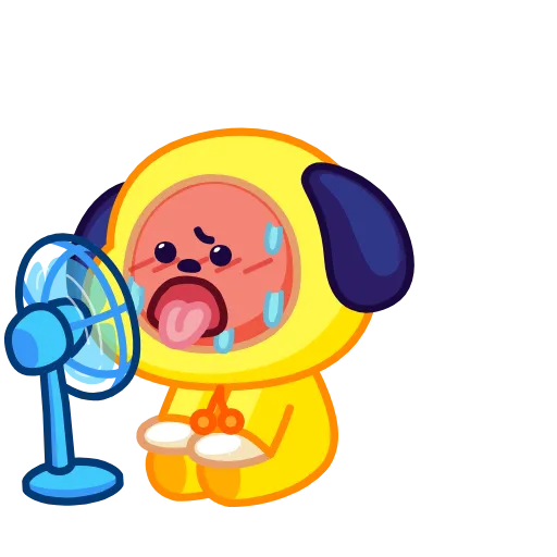 Стикер 14 BT21 - анимированные