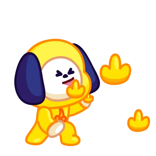 Стикер 17 BT21 - анимированные