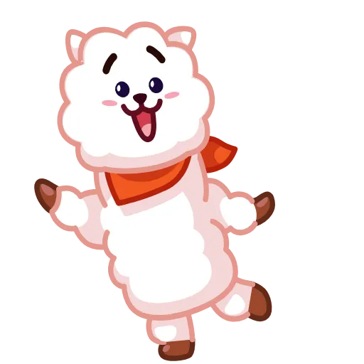 Стикер 5 BT21 - анимированные
