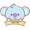 Стикер 6 ⭐️ bt21 - BTS family