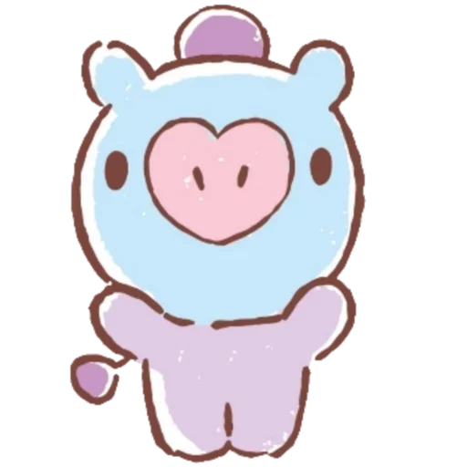 🌟 Стикер «bt21» для Telegram