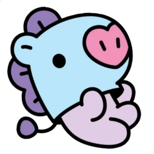 🌟 Стикер «bt21» для Telegram