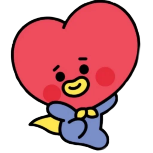 🌟 Стикер «bt21» для Telegram