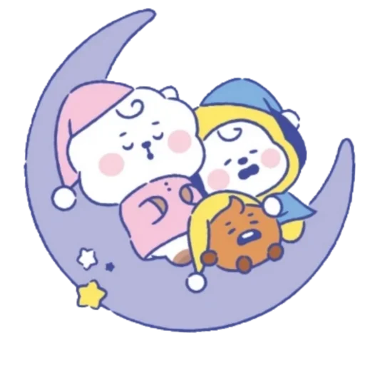 🌟 Стикер «bt21» для Telegram