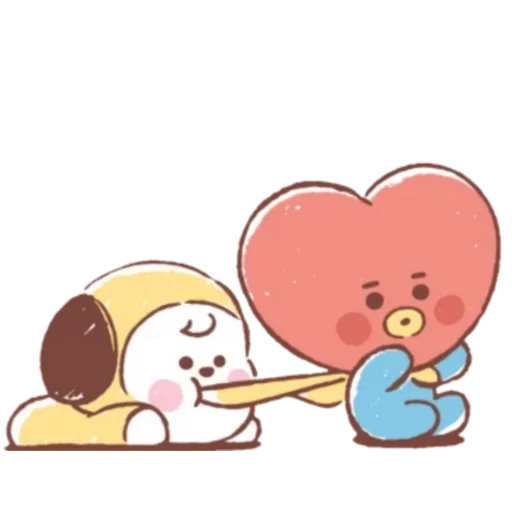 🌟 Стикер «bt21» для Telegram