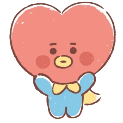 🌟 Стикер «bt21» для Telegram