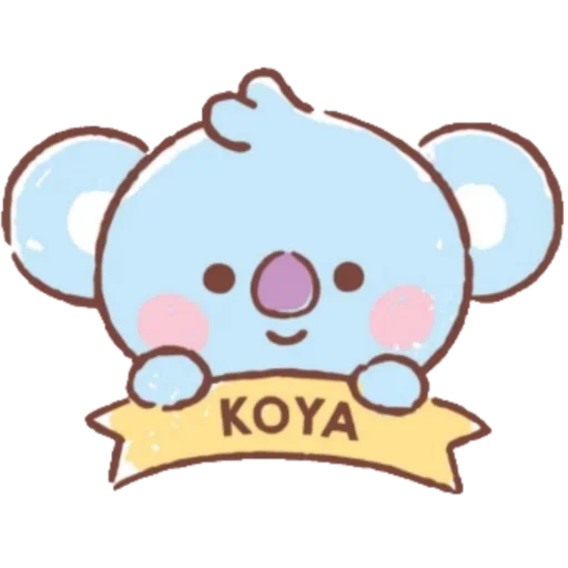 🌟 Стикер «bt21» для Telegram