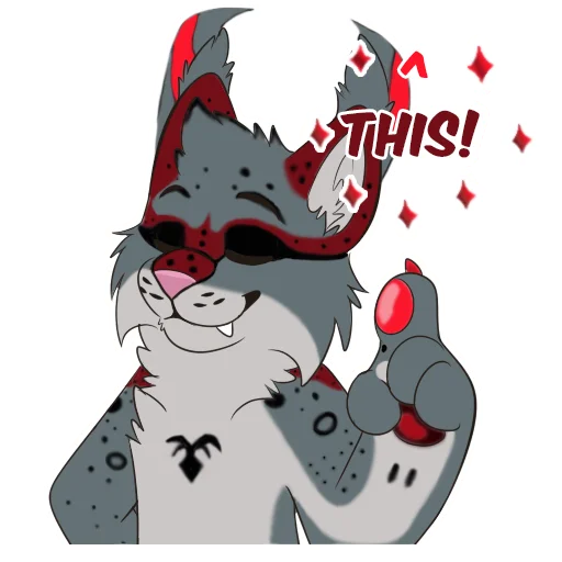 ☝️ Стикер «BlightedTalon» для Telegram