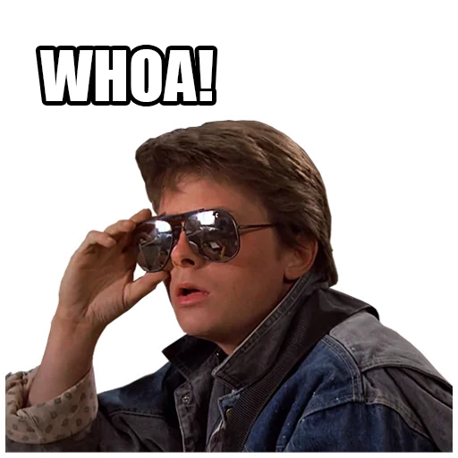 Стикерпак Back to the Future для Telegram