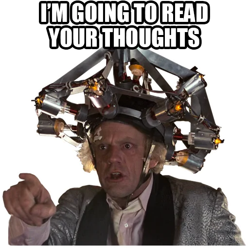 🧐 Стикер «Back to the Future» для Telegram