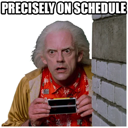 ✅ Стикер «Back to the Future» для Telegram